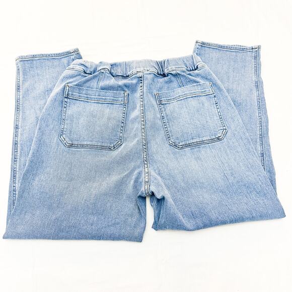 Madewell Pull-On Carpenter Denim Jeans Light Wash Size Medium - Picture 5 of 9